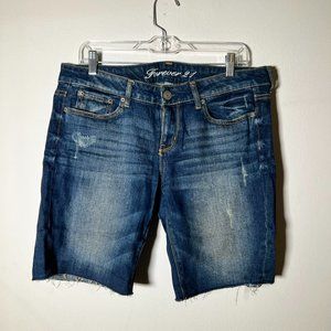 Long Jean Shorts